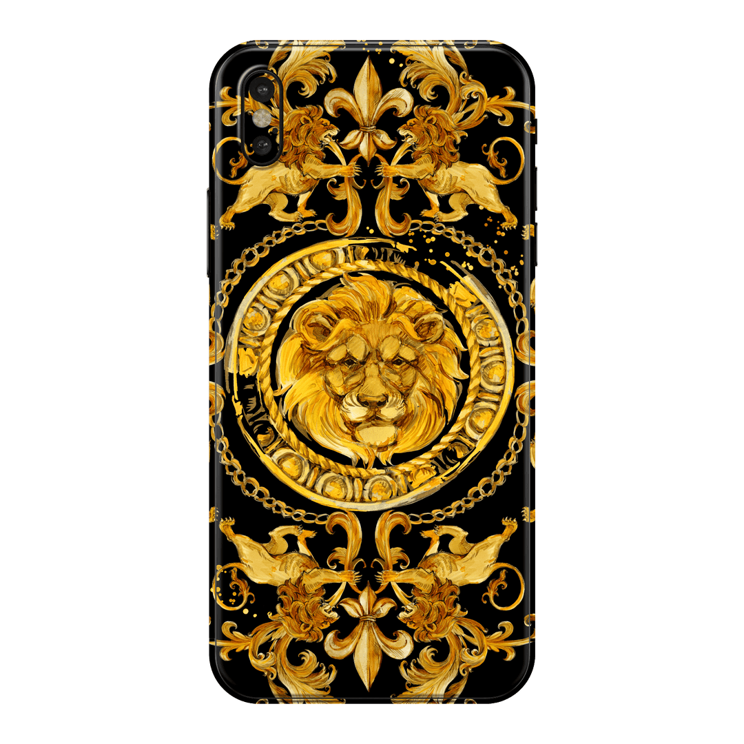 iPhone XS Print Printed Custom SIGNATURE Baroque Gold Ornaments Skin Wrap Sticker Decal Cover Protector by EasySkinz | EasySkinz.com