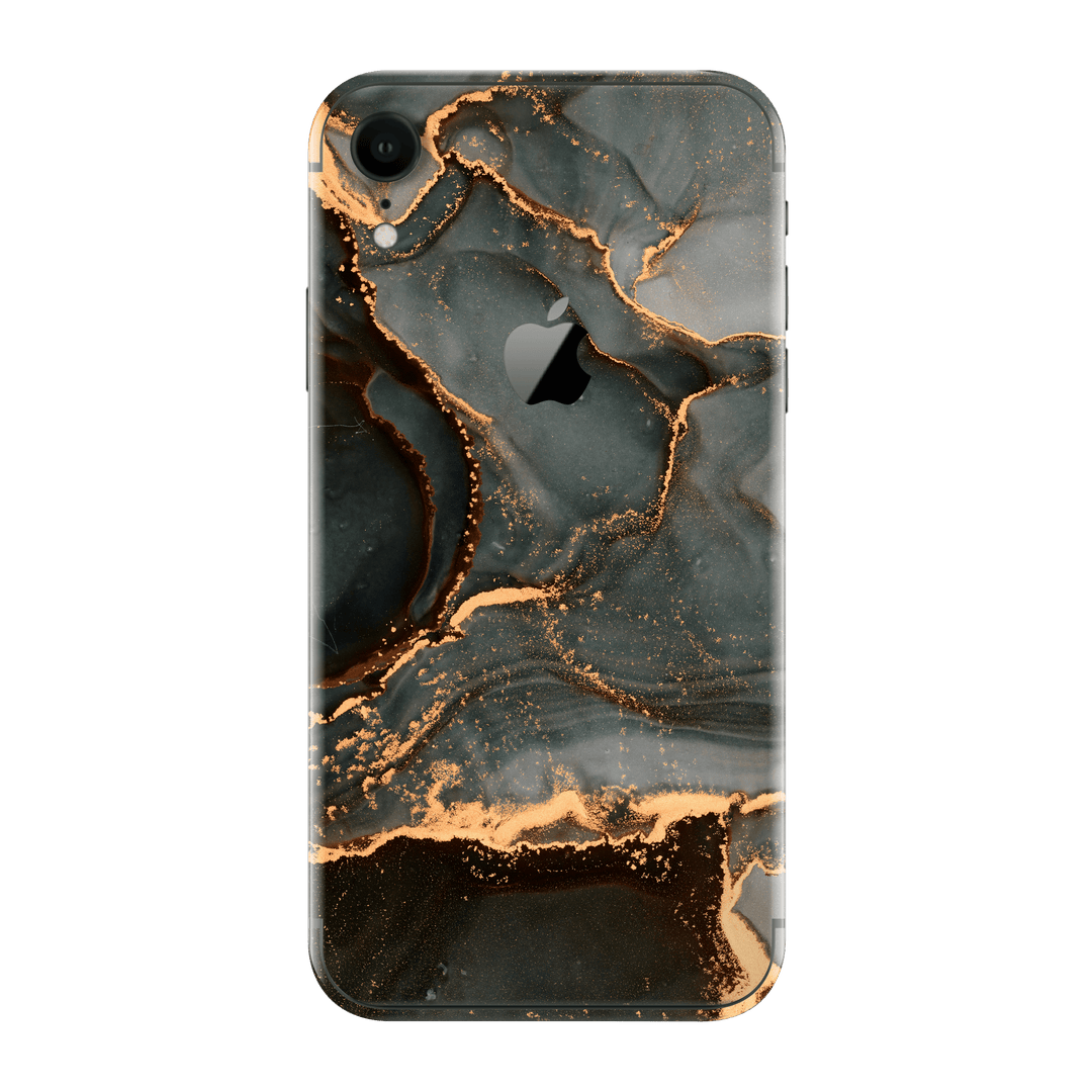 iPhone XR Print Printed Custom SIGNATURE AGATE GEODE Deep Forest Skin, Wrap, Decal, Protector, Cover by EasySkinz | EasySkinz.com