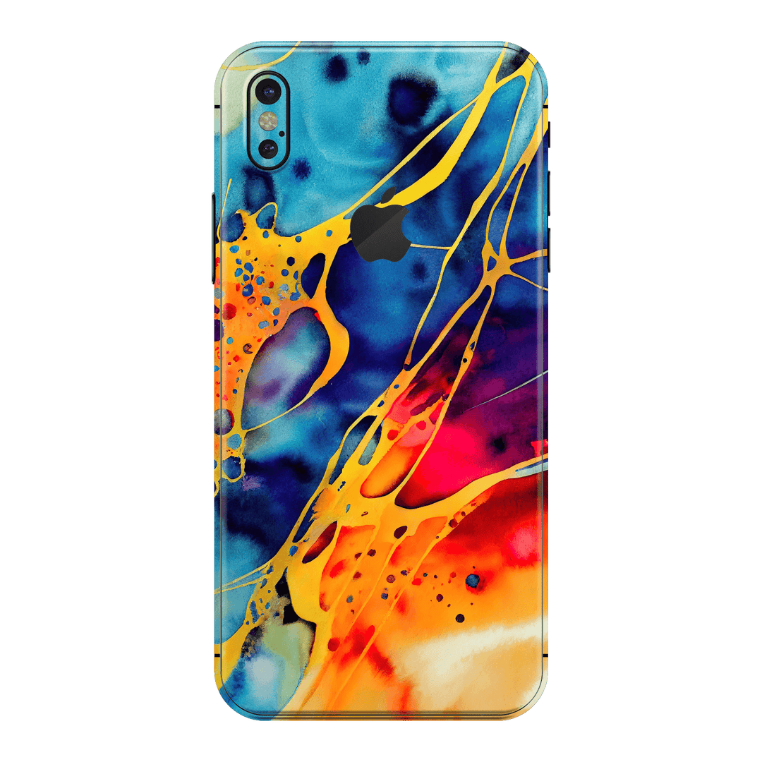 iPhone XS Print Printed Custom SIGNATURE Five Senses Art Colours Colors Colorful Colourful Skin Wrap Sticker Decal Cover Protector by EasySkinz | EasySkinz.com