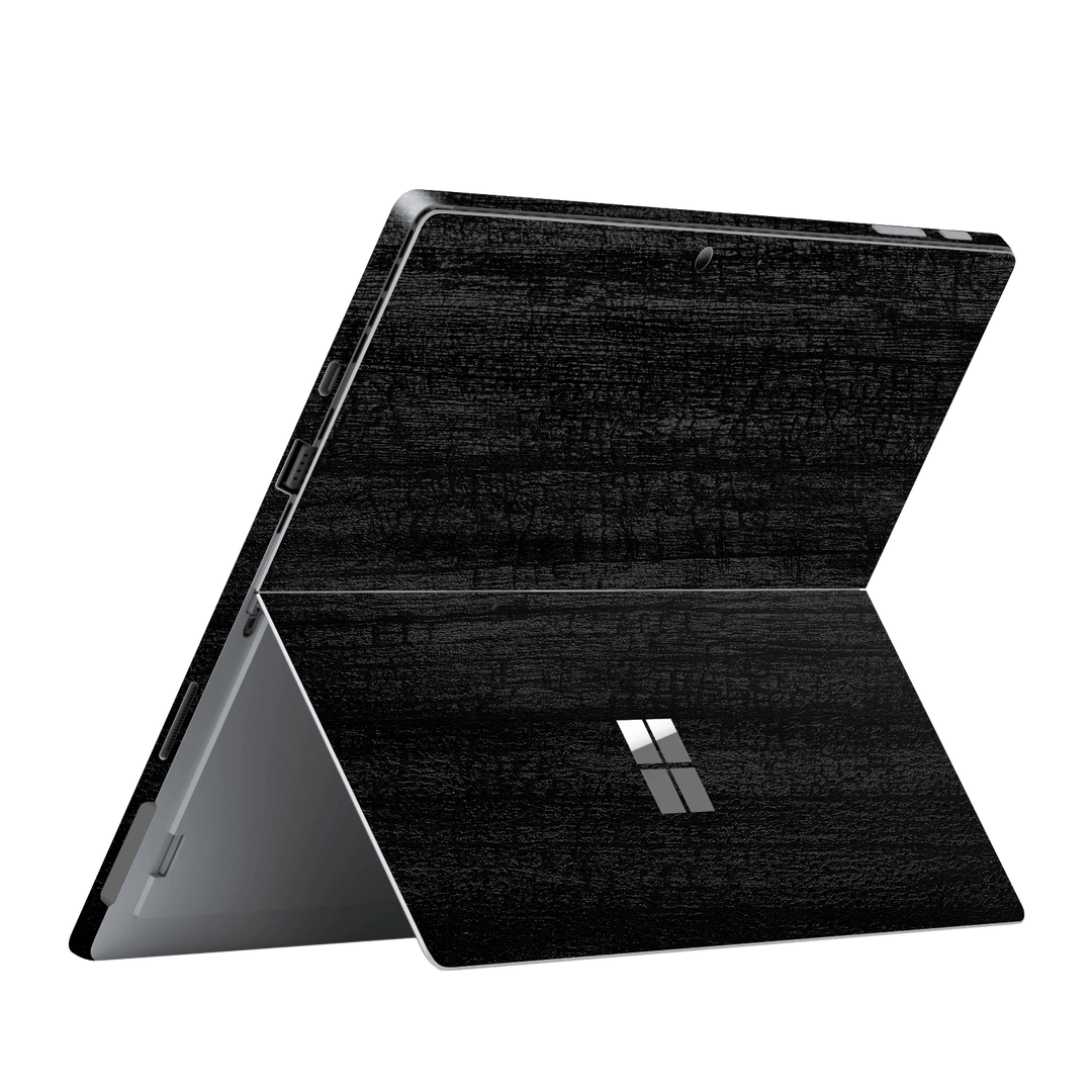 Microsoft Surface Pro 7 Luxuria Black Charcoal 3D Textured Skin Wrap Decal Cover Protector by EasySkinz | EasySkinz.com