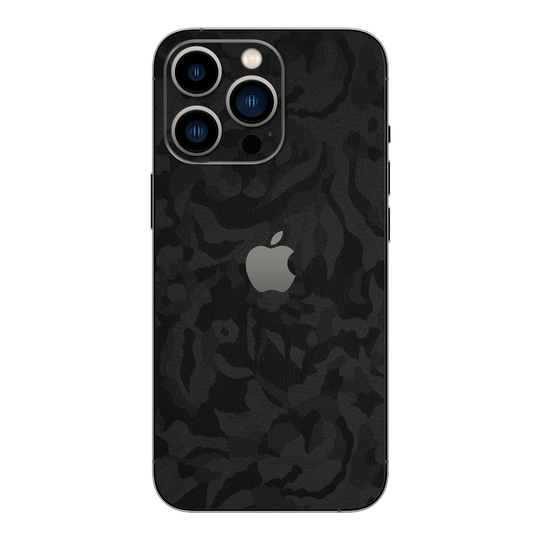 iPhone 13 PRO Luxuria Black 3D Textured Camo Camouflage Skin Wrap Sticker Decal Cover Protector by EasySkinz | EasySkinz.com