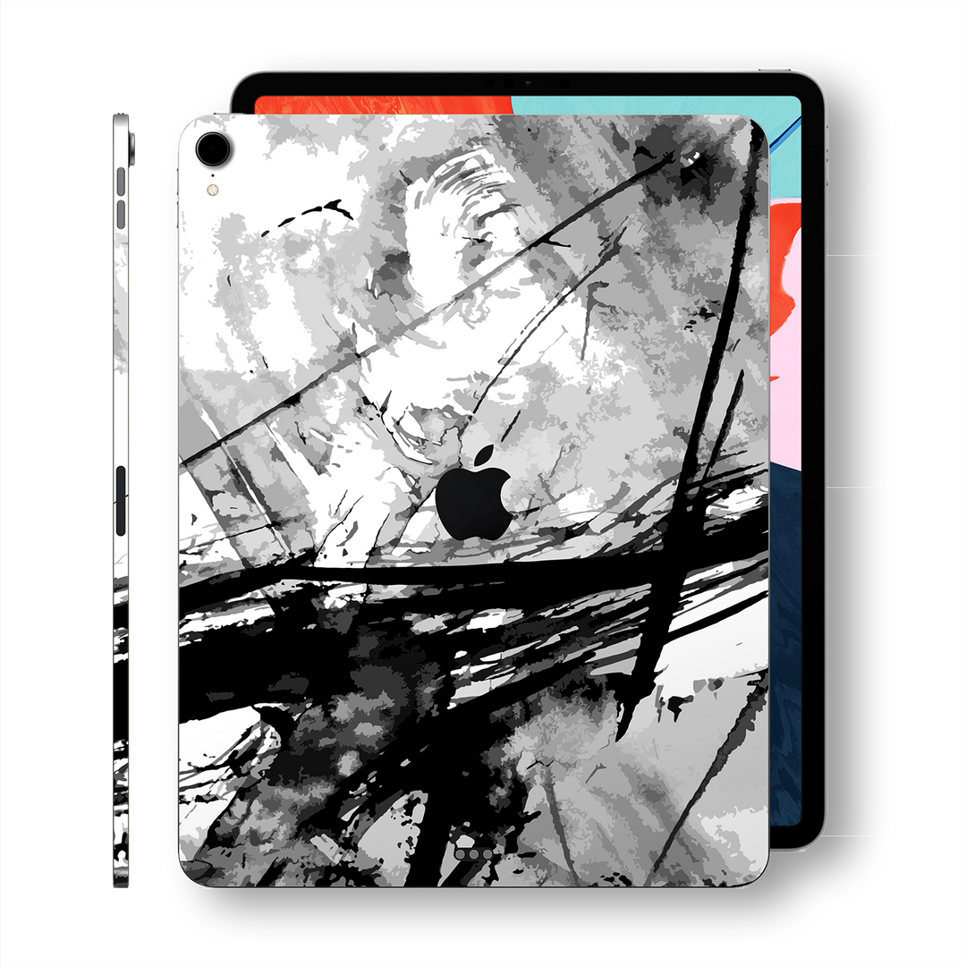 iPad PRO 11" inch Signature Abstract Black and White Printed Skin Wrap Decal Protector | EasySkinz