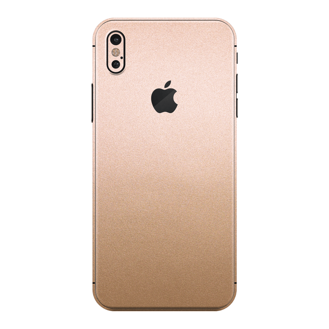 iPhone XS Luxuria Rose Gold Metallic Skin Wrap Decal Protector | EasySkinz