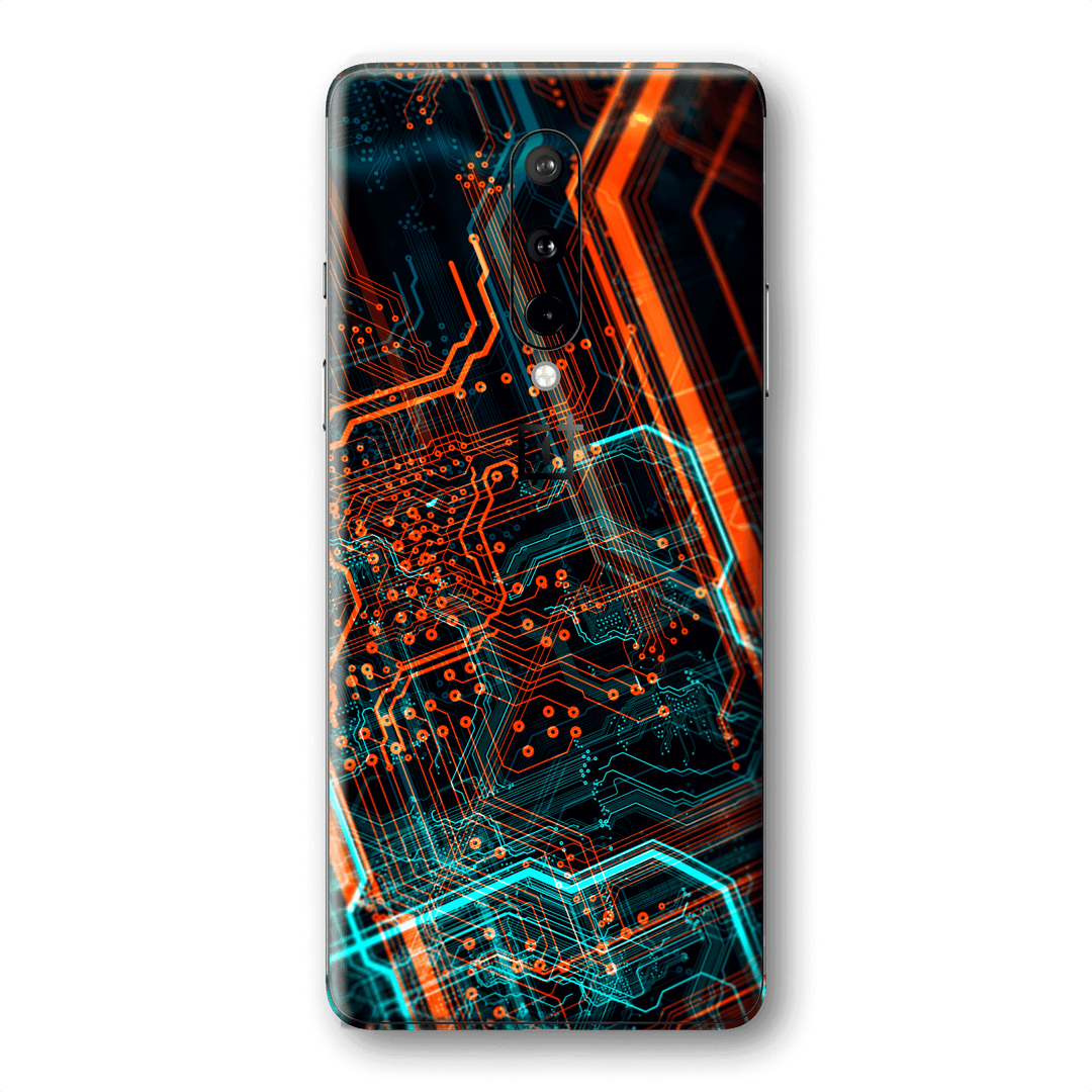 OnePlus 8 Print Printed Custom SIGNATURE NEON PCB Board Skin Wrap Sticker Decal Cover Protector by EasySkinz