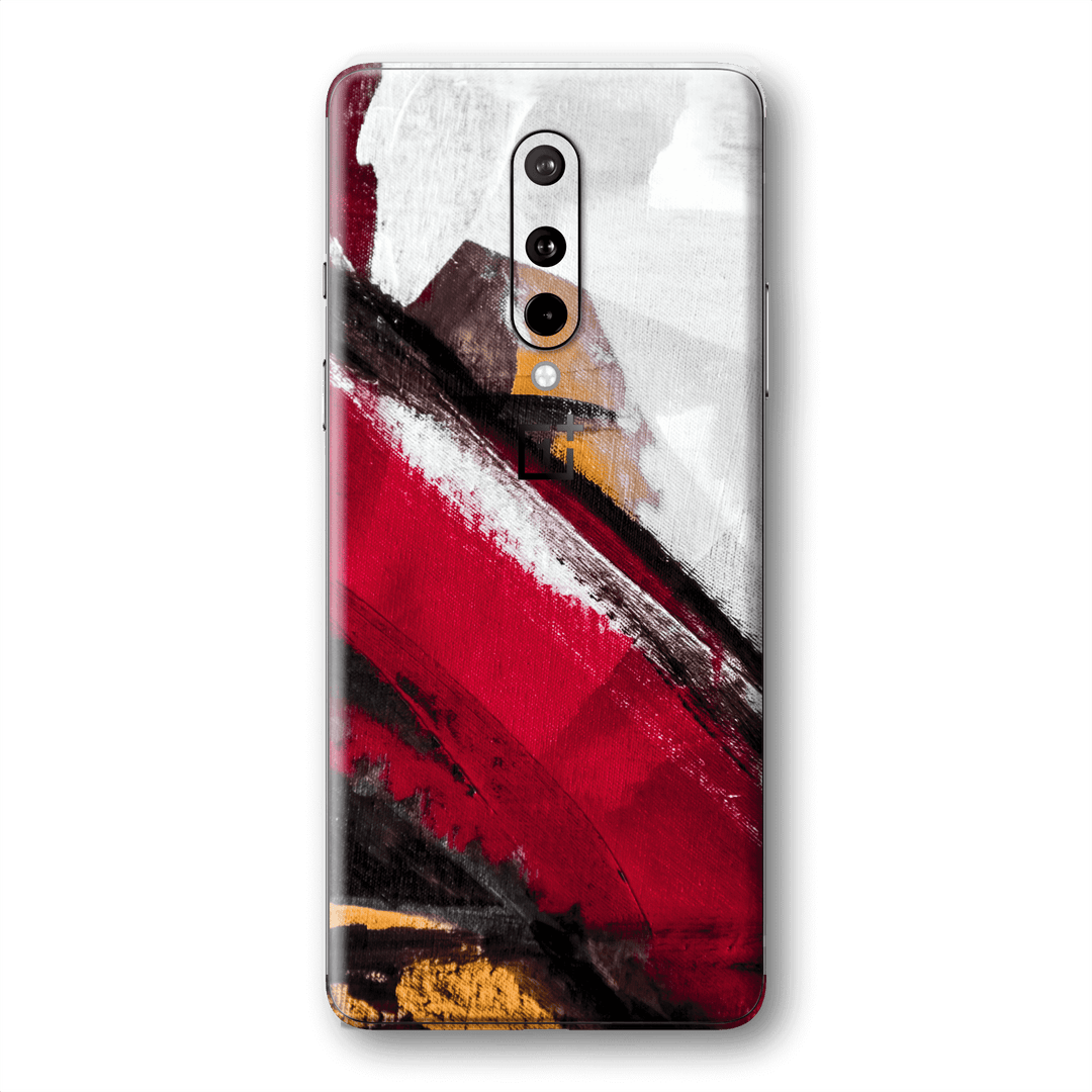 OnePlus 8 Print Printed Custom SIGNATURE BORDO Canvas Painting Skin Wrap Sticker Decal Cover Protector by EasySkinz
