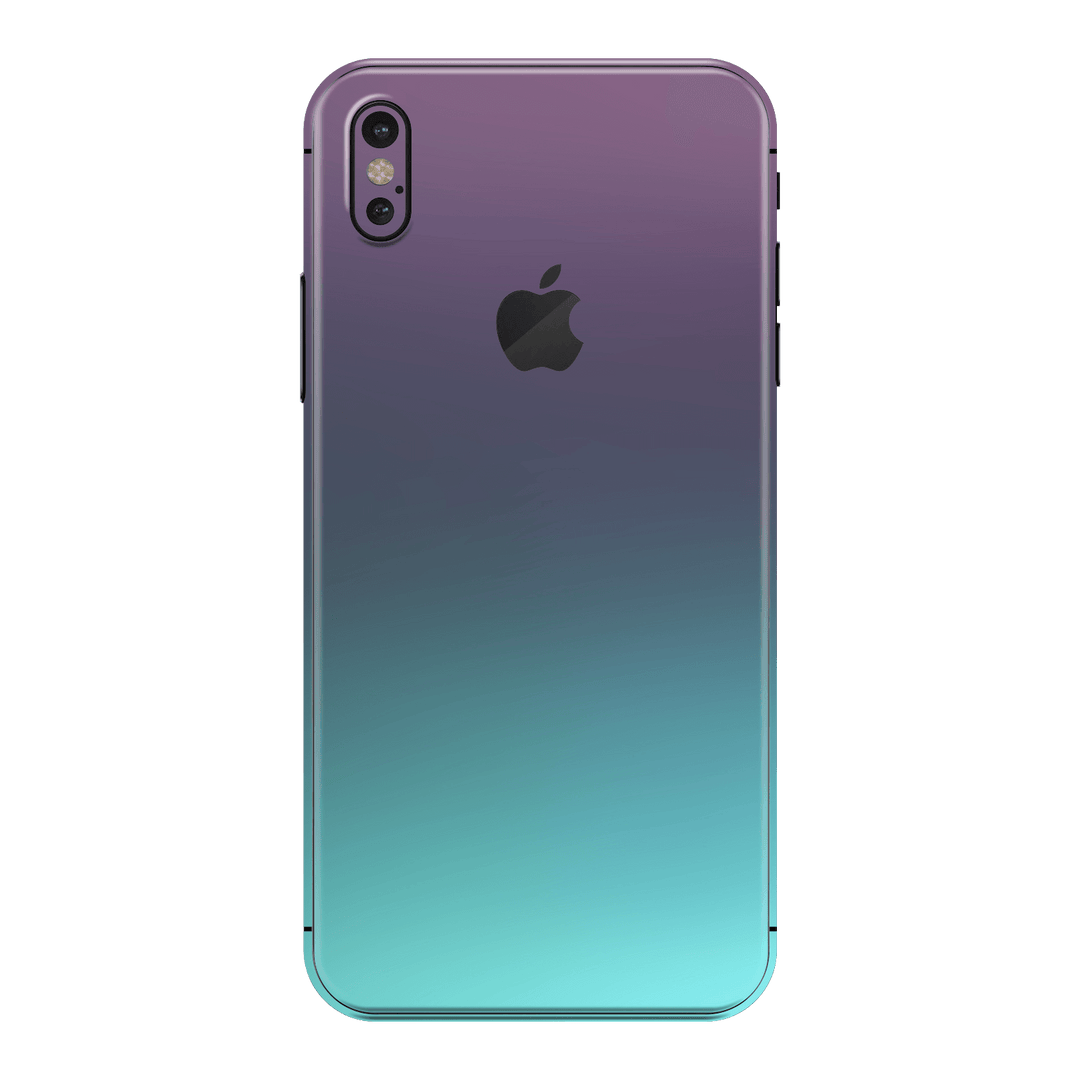 iPhone XS Chameleon Turquoise Lavender Colour-changing Skin, Wrap, Decal, Protector, Cover by EasySkinz | EasySkinz.com